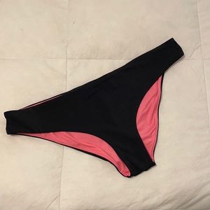 VS PINK BLACK BIKINI BOTTOMS